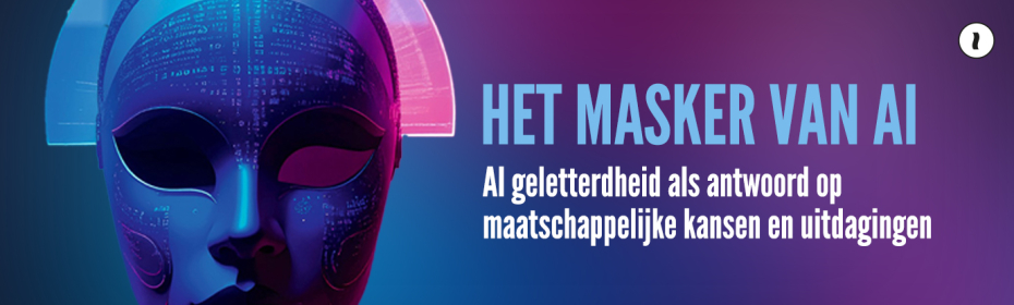 Het masker van AI banner